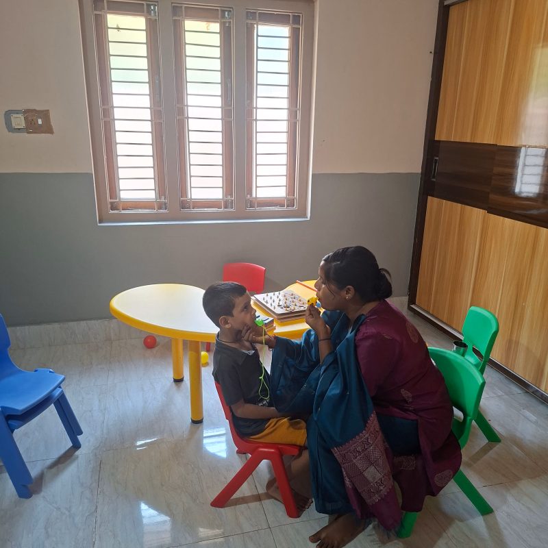 Sensory play area